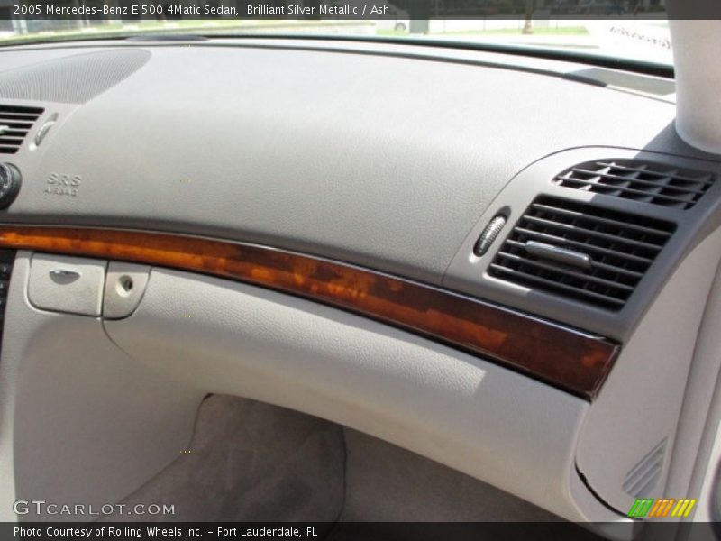 Brilliant Silver Metallic / Ash 2005 Mercedes-Benz E 500 4Matic Sedan