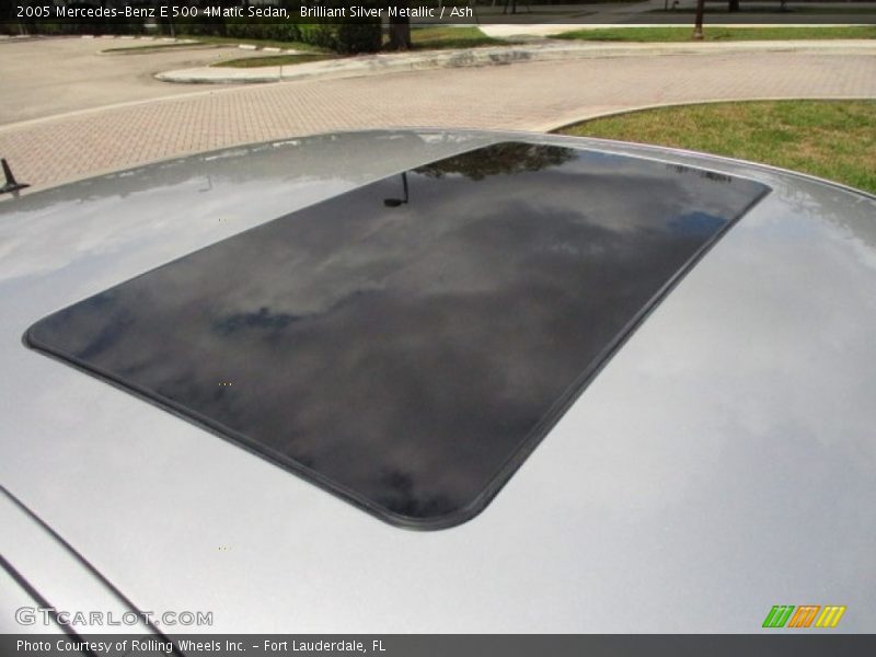 Brilliant Silver Metallic / Ash 2005 Mercedes-Benz E 500 4Matic Sedan
