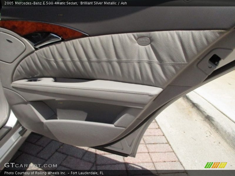 Brilliant Silver Metallic / Ash 2005 Mercedes-Benz E 500 4Matic Sedan