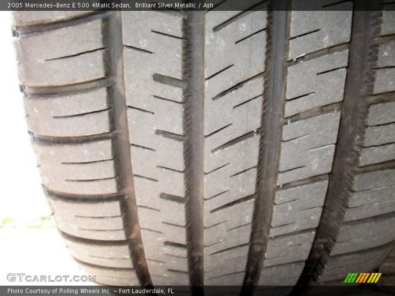 Brilliant Silver Metallic / Ash 2005 Mercedes-Benz E 500 4Matic Sedan
