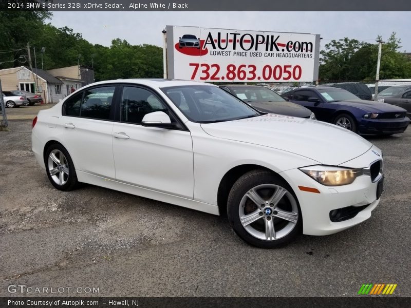 Alpine White / Black 2014 BMW 3 Series 328i xDrive Sedan