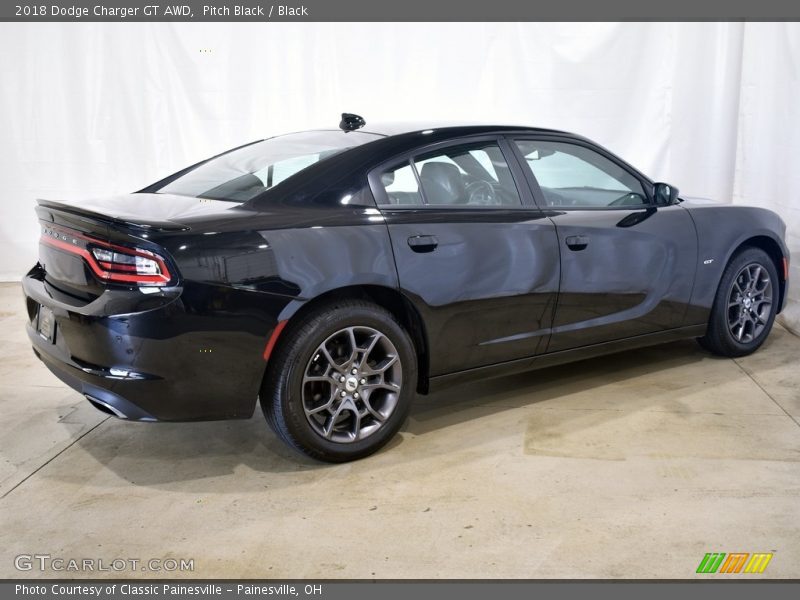 Pitch Black / Black 2018 Dodge Charger GT AWD