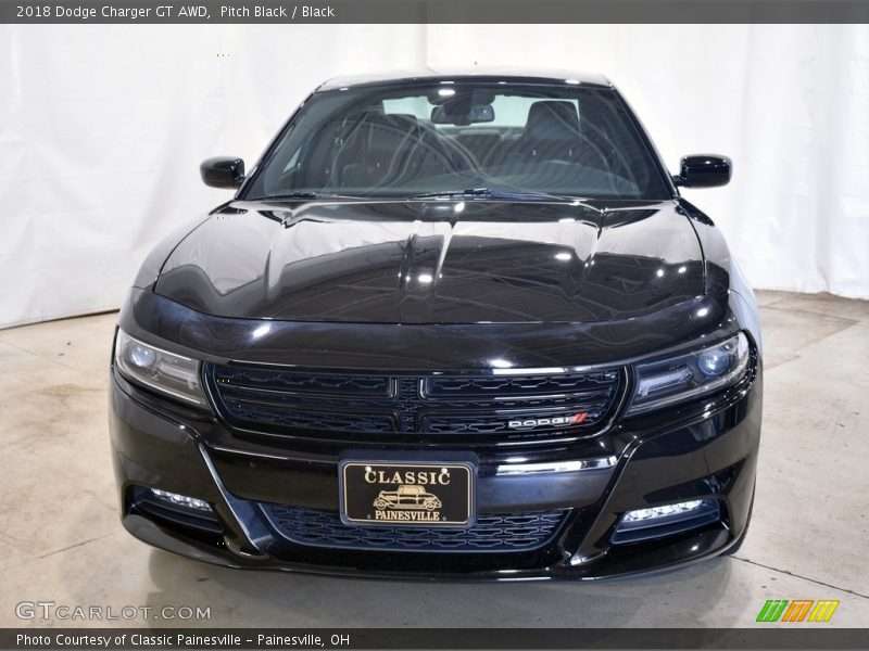 Pitch Black / Black 2018 Dodge Charger GT AWD