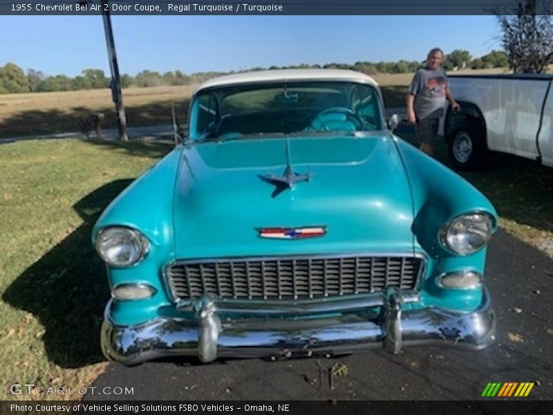 Regal Turquoise / Turquoise 1955 Chevrolet Bel Air 2 Door Coupe