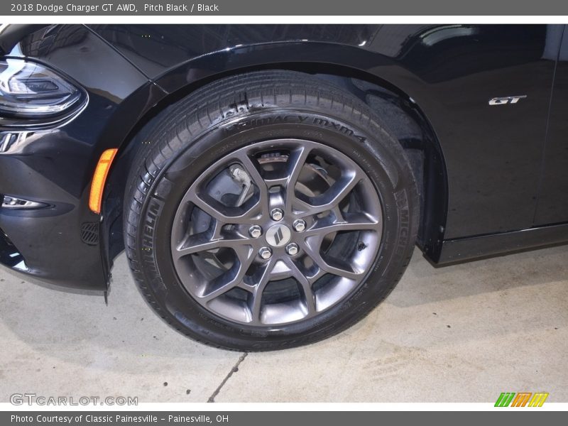 Pitch Black / Black 2018 Dodge Charger GT AWD