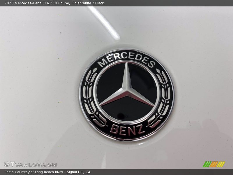 Polar White / Black 2020 Mercedes-Benz CLA 250 Coupe