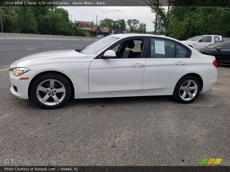 Alpine White / Black 2014 BMW 3 Series 328i xDrive Sedan