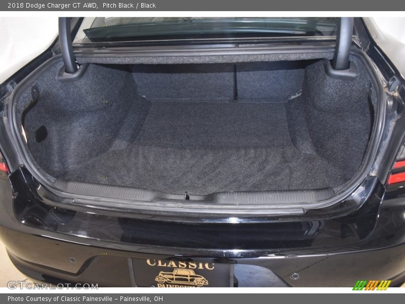 Pitch Black / Black 2018 Dodge Charger GT AWD