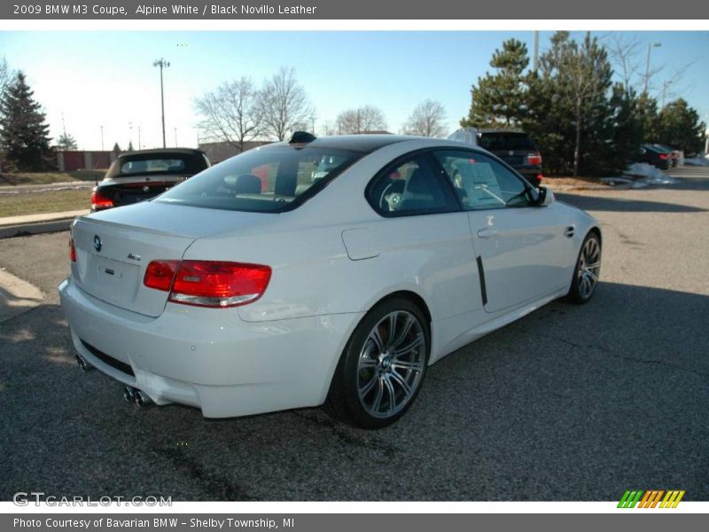 Alpine White / Black Novillo Leather 2009 BMW M3 Coupe