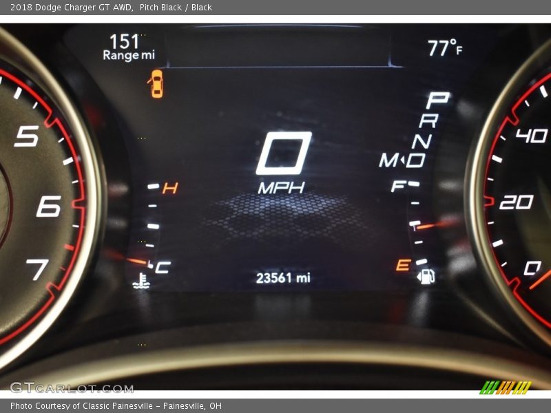 Pitch Black / Black 2018 Dodge Charger GT AWD