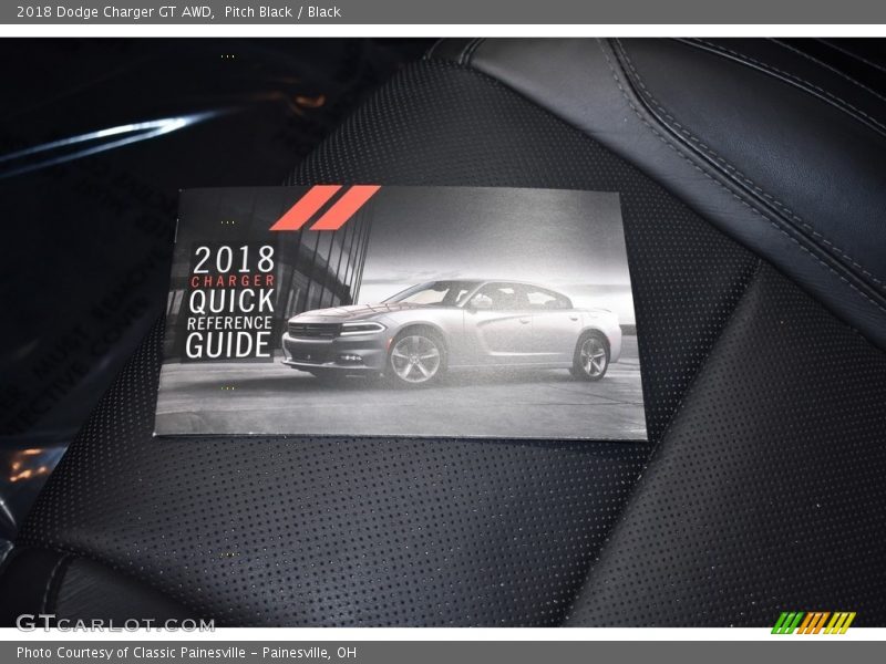 Pitch Black / Black 2018 Dodge Charger GT AWD