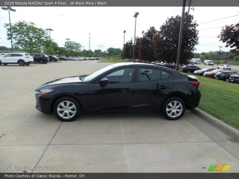 Jet Black Mica / Black 2018 Mazda MAZDA3 Sport 4 Door