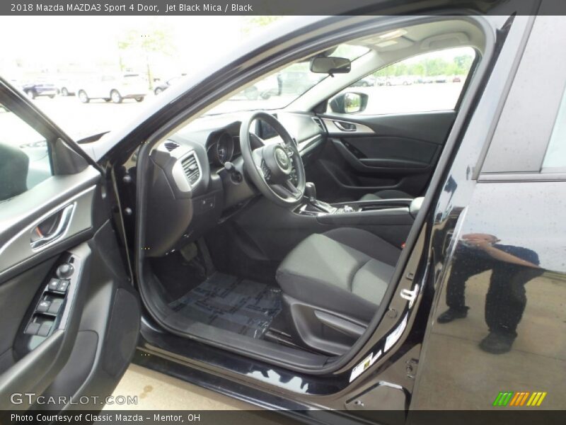 Jet Black Mica / Black 2018 Mazda MAZDA3 Sport 4 Door
