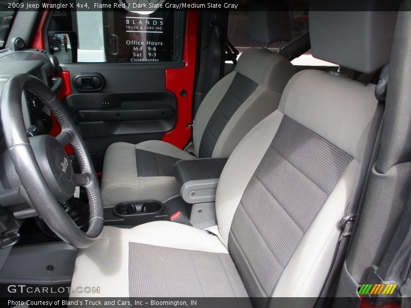 Flame Red / Dark Slate Gray/Medium Slate Gray 2009 Jeep Wrangler X 4x4