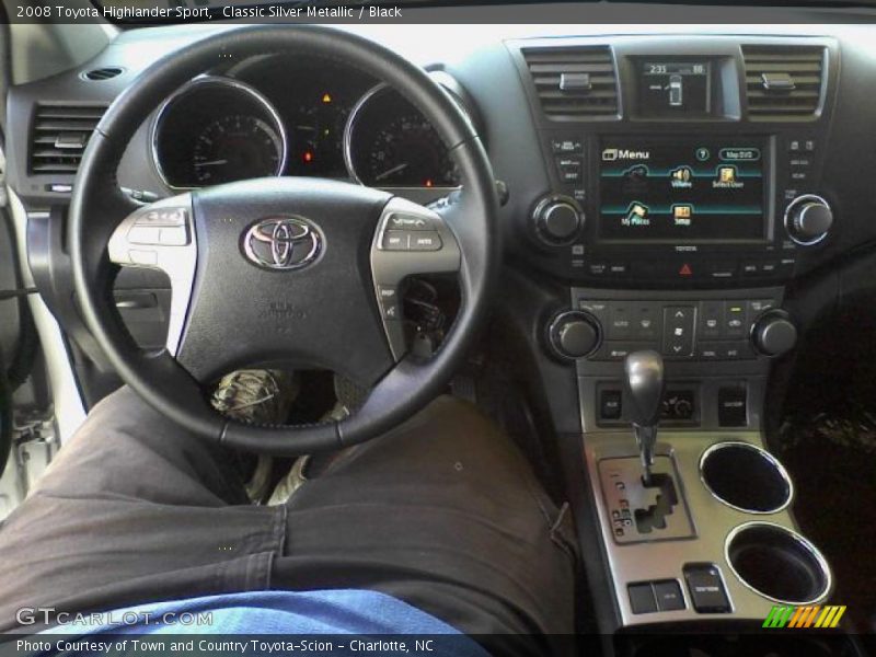Classic Silver Metallic / Black 2008 Toyota Highlander Sport