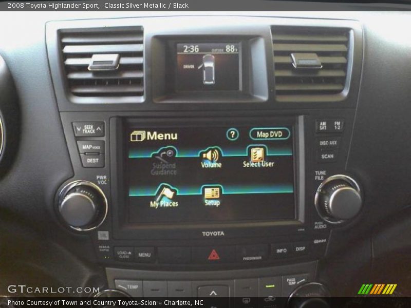 Classic Silver Metallic / Black 2008 Toyota Highlander Sport