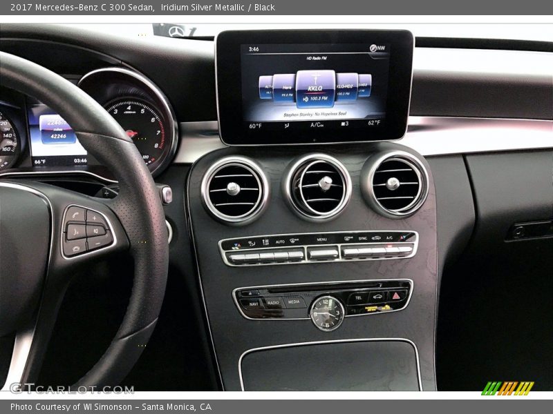 Iridium Silver Metallic / Black 2017 Mercedes-Benz C 300 Sedan