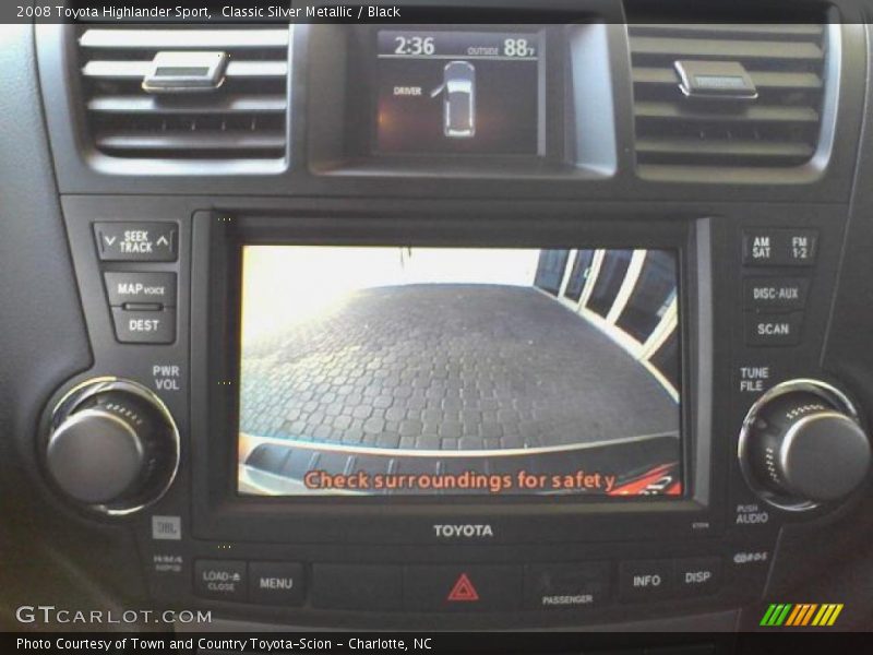 Classic Silver Metallic / Black 2008 Toyota Highlander Sport