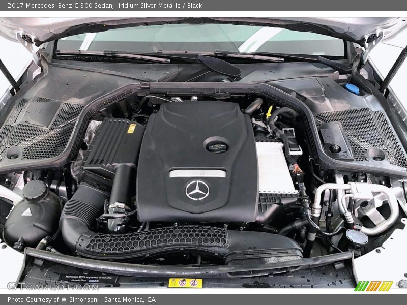 Iridium Silver Metallic / Black 2017 Mercedes-Benz C 300 Sedan