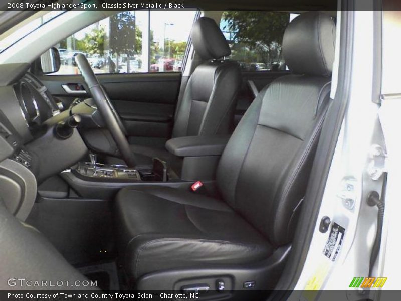 Classic Silver Metallic / Black 2008 Toyota Highlander Sport