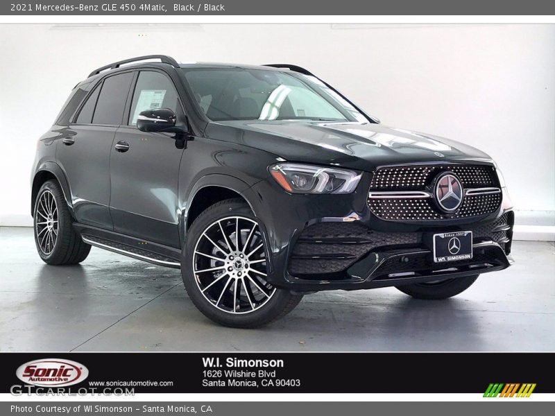 Black / Black 2021 Mercedes-Benz GLE 450 4Matic