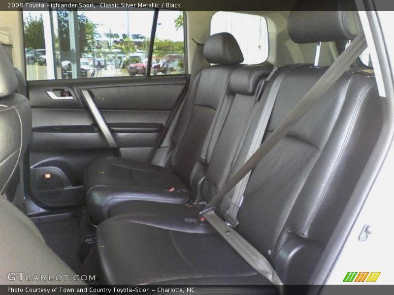 Classic Silver Metallic / Black 2008 Toyota Highlander Sport