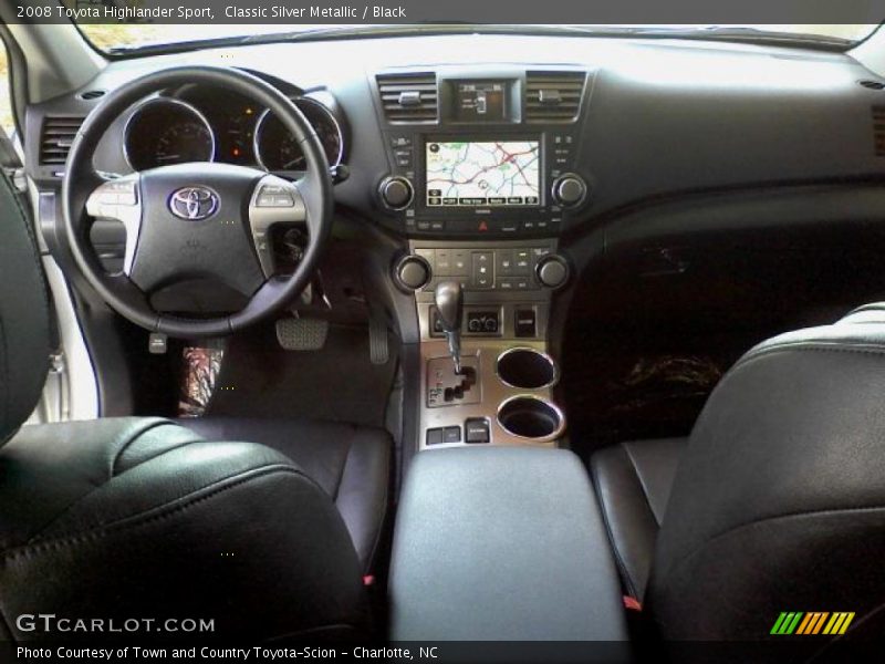 Classic Silver Metallic / Black 2008 Toyota Highlander Sport