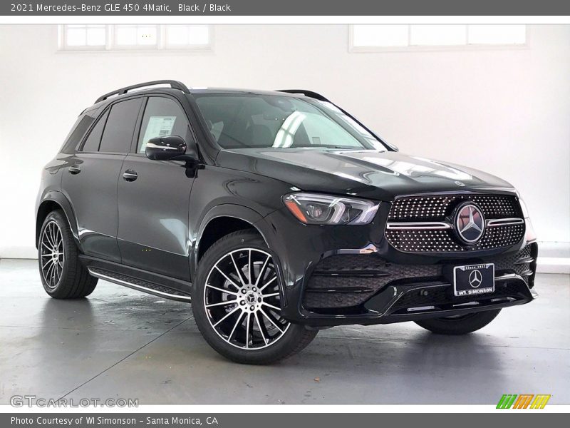 Black / Black 2021 Mercedes-Benz GLE 450 4Matic