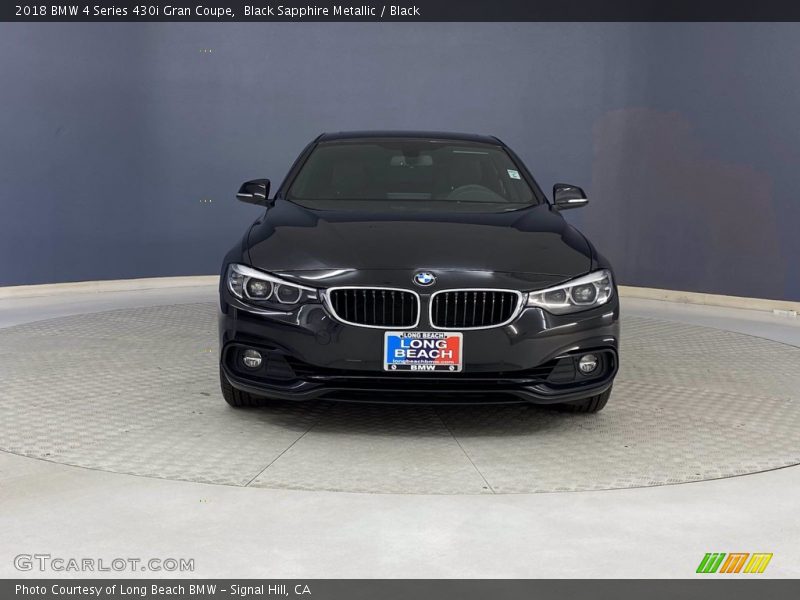 Black Sapphire Metallic / Black 2018 BMW 4 Series 430i Gran Coupe