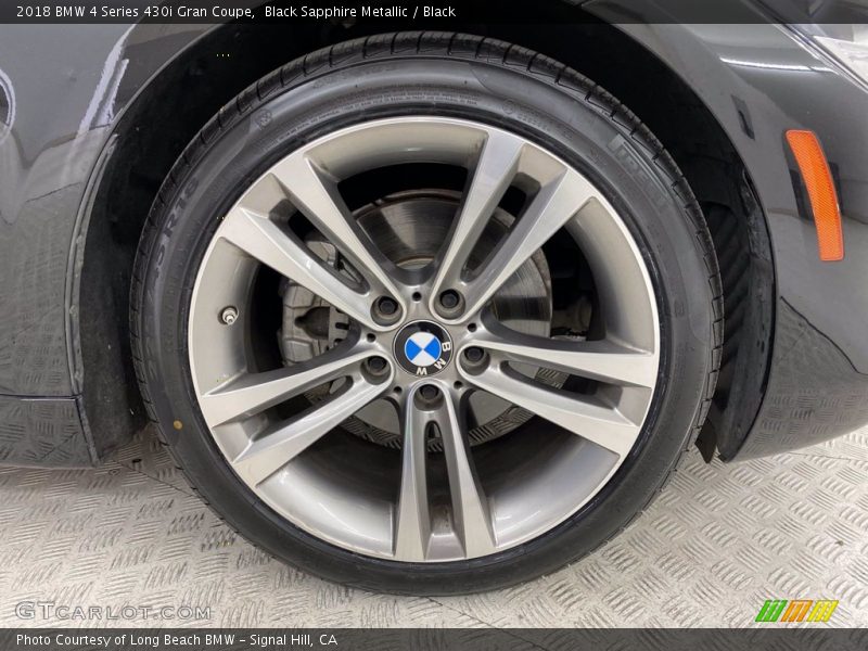 Black Sapphire Metallic / Black 2018 BMW 4 Series 430i Gran Coupe