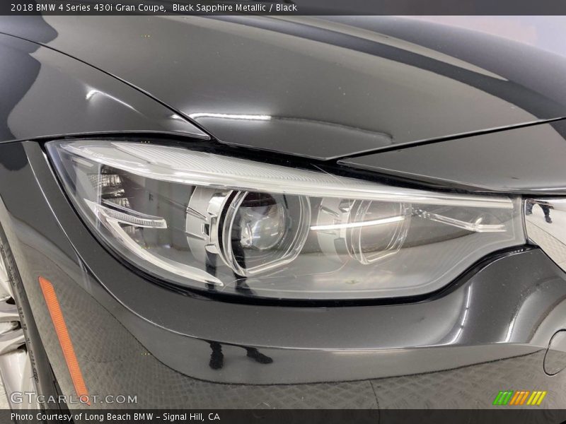 Black Sapphire Metallic / Black 2018 BMW 4 Series 430i Gran Coupe