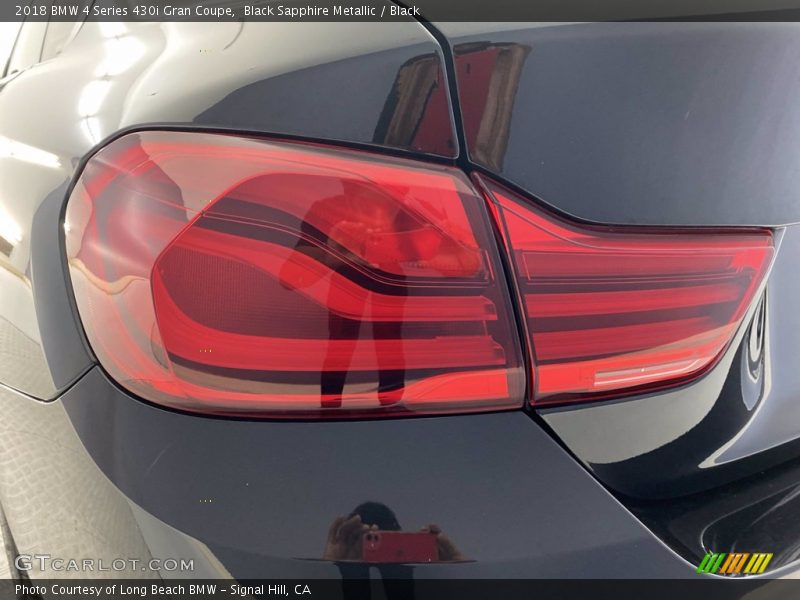 Black Sapphire Metallic / Black 2018 BMW 4 Series 430i Gran Coupe