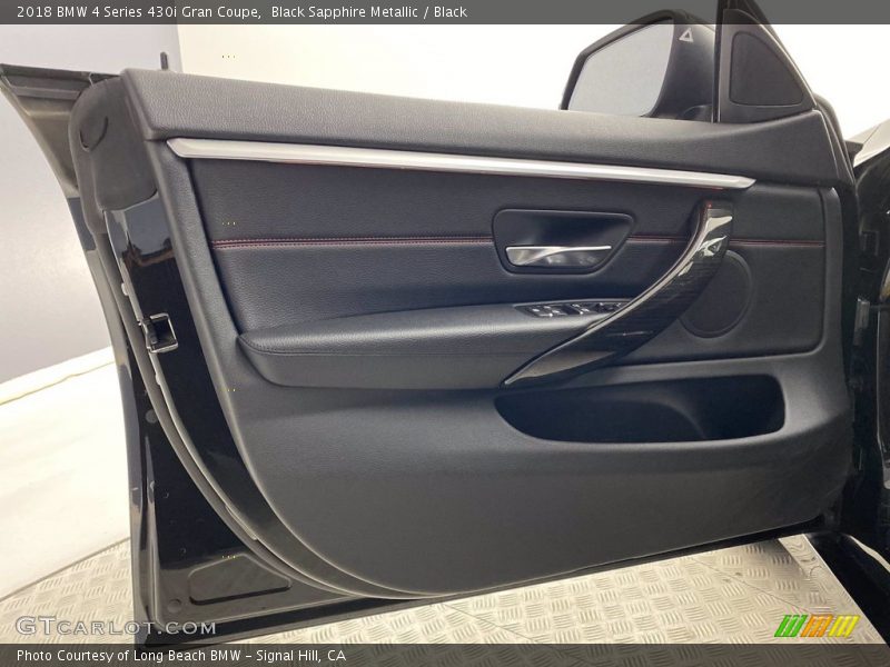 Black Sapphire Metallic / Black 2018 BMW 4 Series 430i Gran Coupe