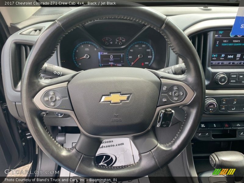 Black / Jet Black 2017 Chevrolet Colorado Z71 Crew Cab 4x4