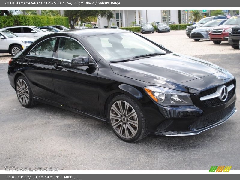 Night Black / Sahara Beige 2018 Mercedes-Benz CLA 250 Coupe