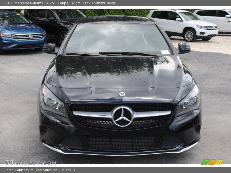 Night Black / Sahara Beige 2018 Mercedes-Benz CLA 250 Coupe