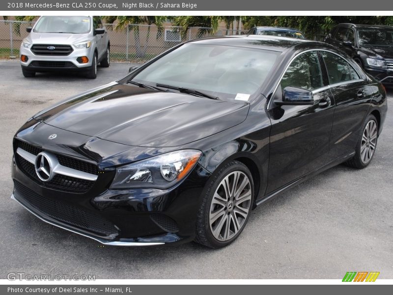 Night Black / Sahara Beige 2018 Mercedes-Benz CLA 250 Coupe