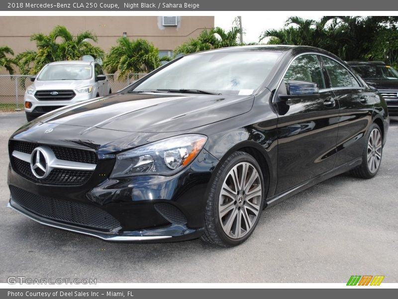 Night Black / Sahara Beige 2018 Mercedes-Benz CLA 250 Coupe
