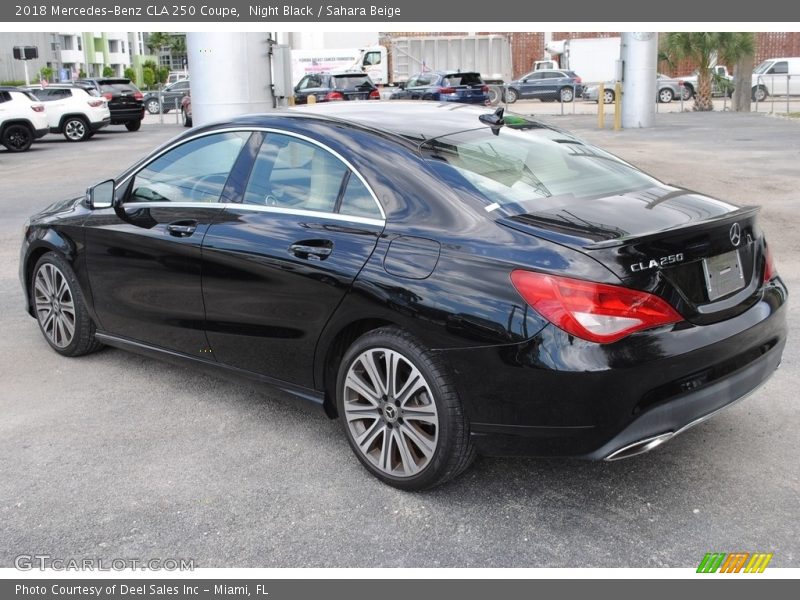 Night Black / Sahara Beige 2018 Mercedes-Benz CLA 250 Coupe