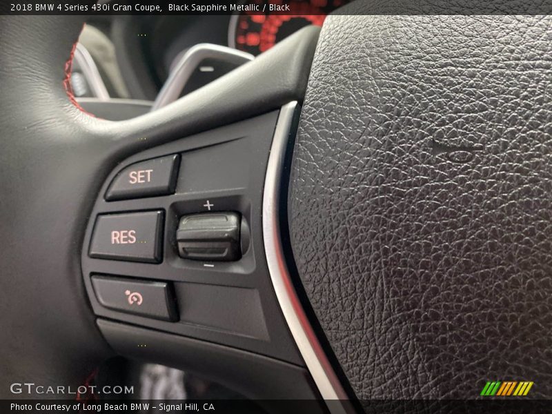 Black Sapphire Metallic / Black 2018 BMW 4 Series 430i Gran Coupe