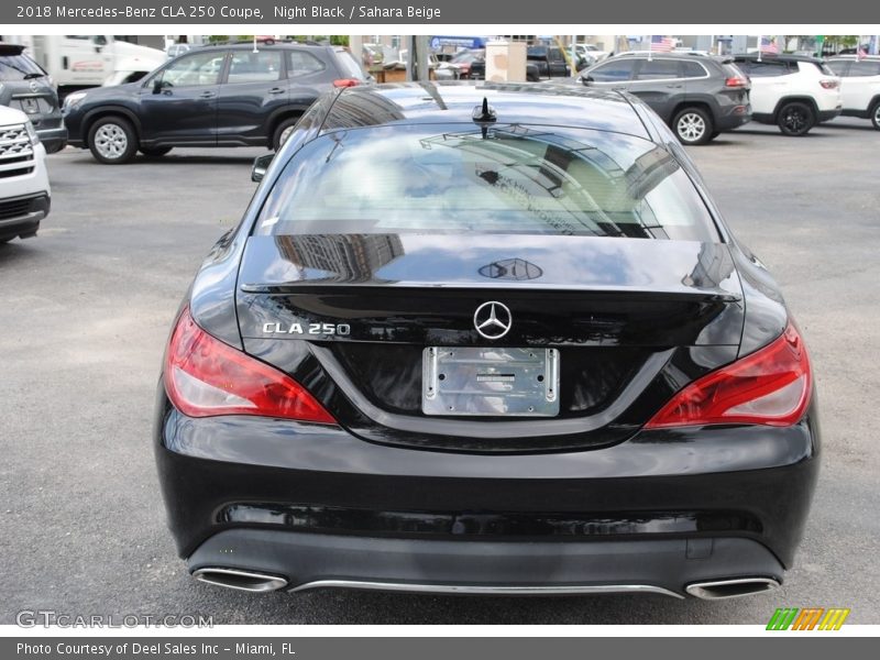 Night Black / Sahara Beige 2018 Mercedes-Benz CLA 250 Coupe