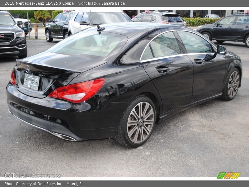 Night Black / Sahara Beige 2018 Mercedes-Benz CLA 250 Coupe