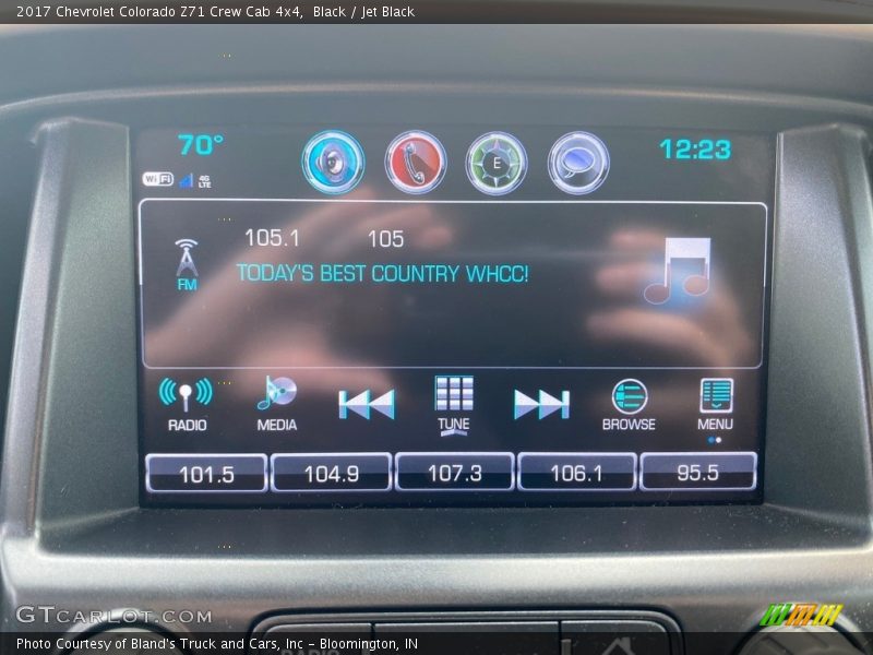 Black / Jet Black 2017 Chevrolet Colorado Z71 Crew Cab 4x4