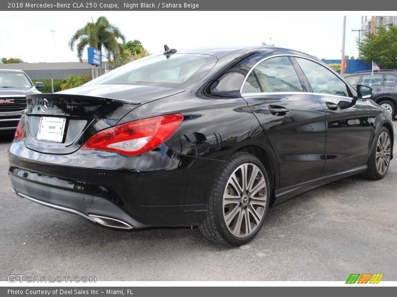 Night Black / Sahara Beige 2018 Mercedes-Benz CLA 250 Coupe