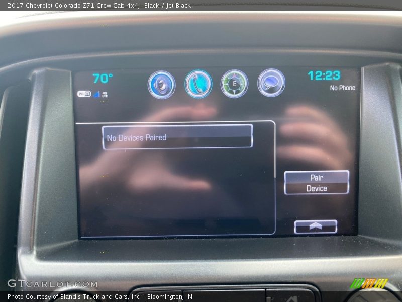 Black / Jet Black 2017 Chevrolet Colorado Z71 Crew Cab 4x4