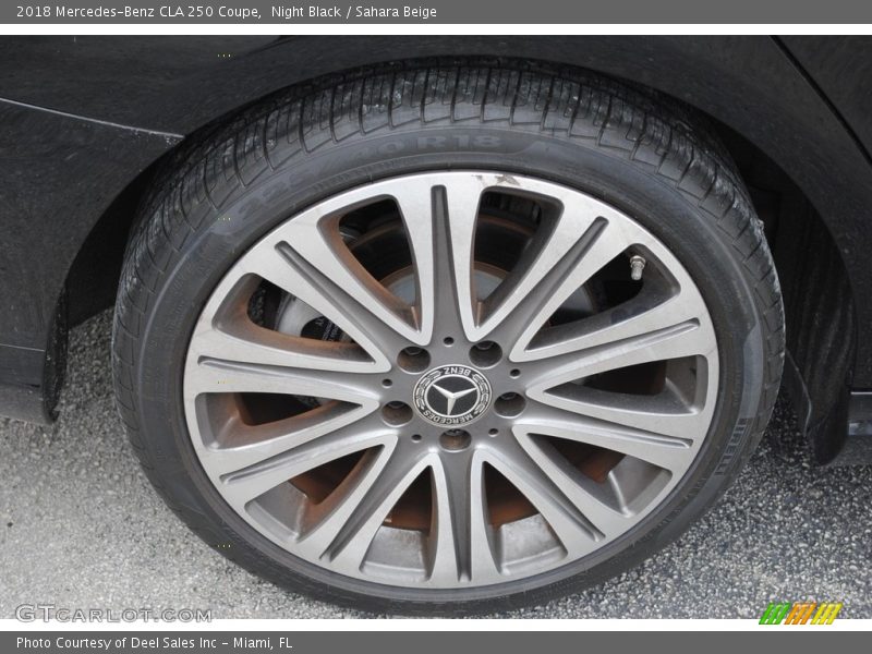 Night Black / Sahara Beige 2018 Mercedes-Benz CLA 250 Coupe