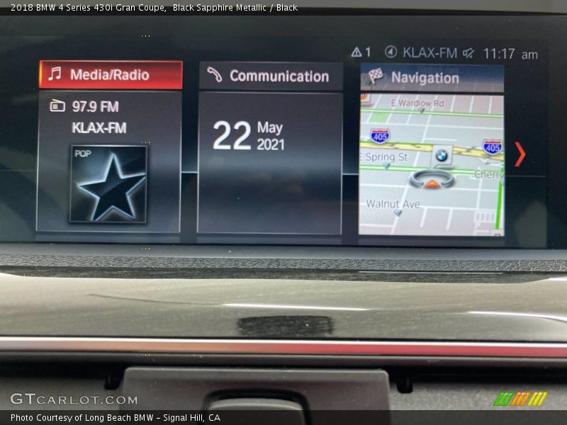 Black Sapphire Metallic / Black 2018 BMW 4 Series 430i Gran Coupe