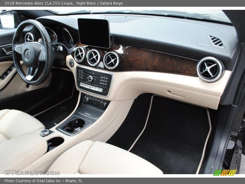 Night Black / Sahara Beige 2018 Mercedes-Benz CLA 250 Coupe