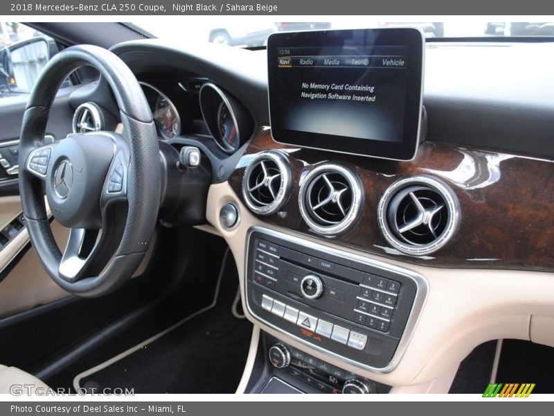 Night Black / Sahara Beige 2018 Mercedes-Benz CLA 250 Coupe