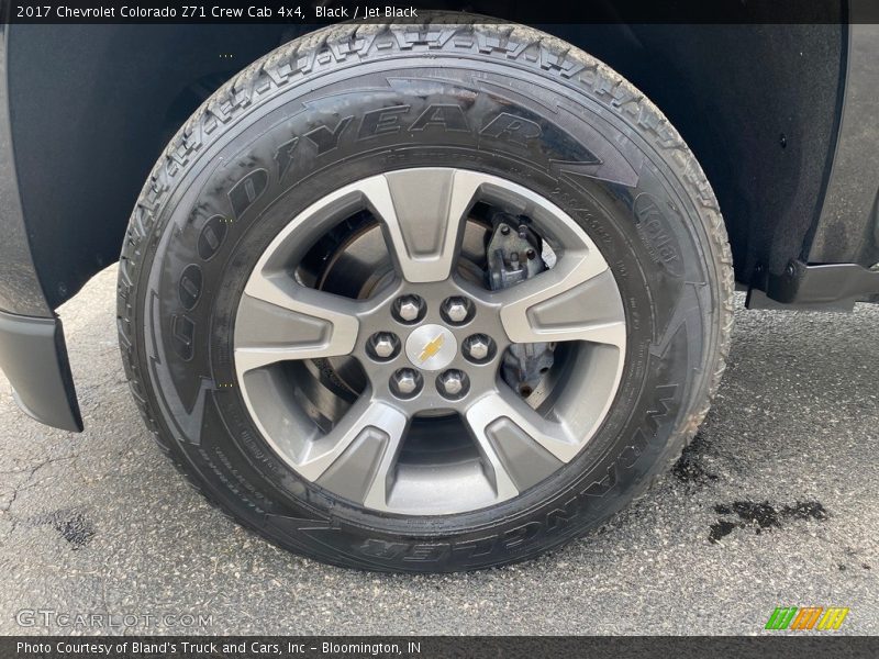 Black / Jet Black 2017 Chevrolet Colorado Z71 Crew Cab 4x4
